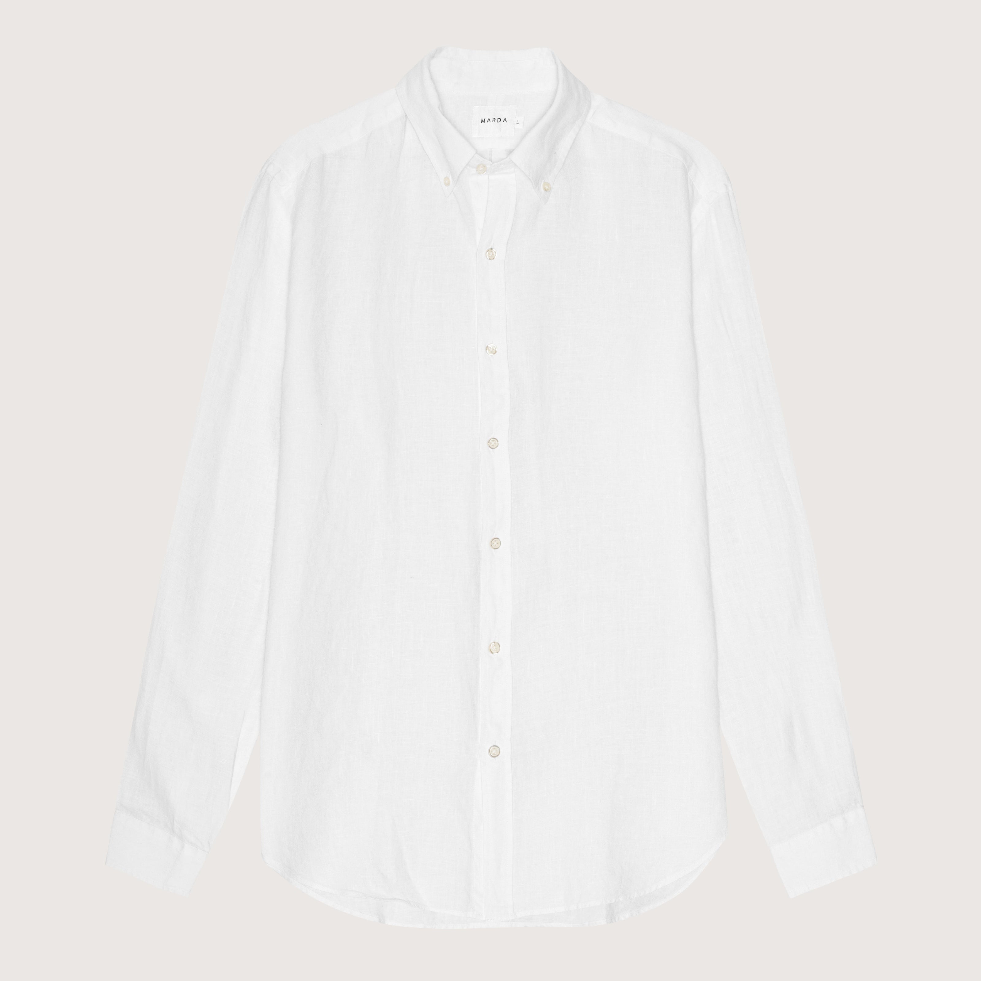 WHITE LINEN SHIRT