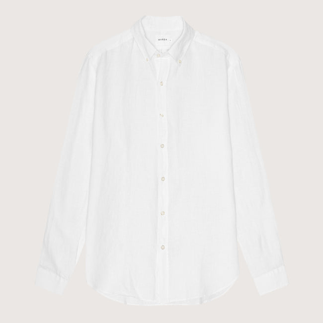 WHITE LINEN SHIRT