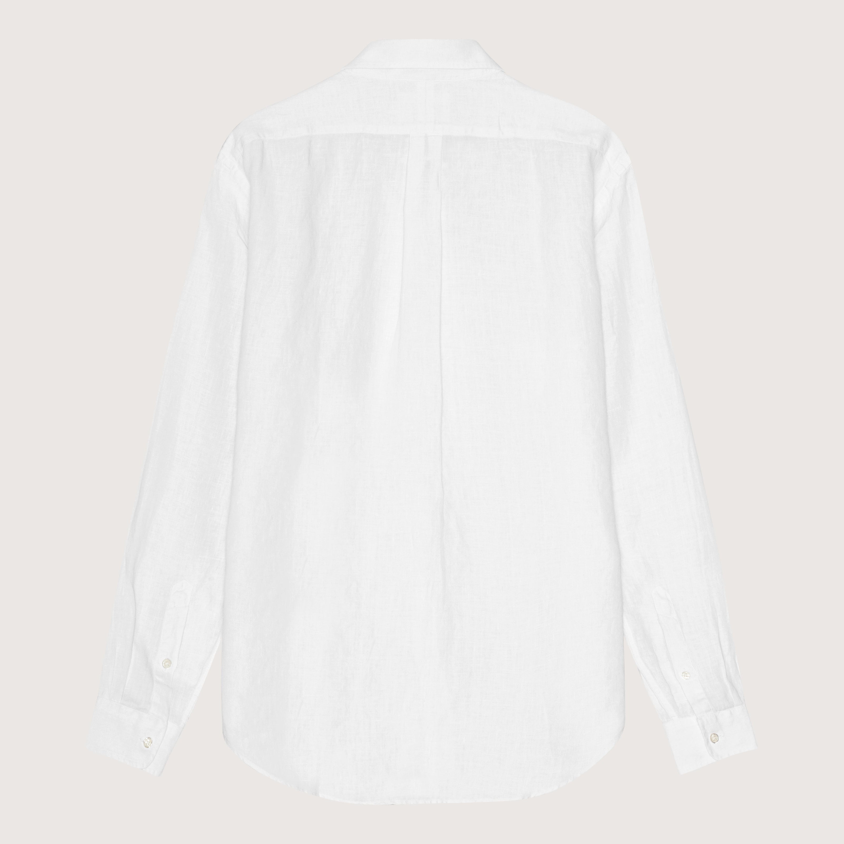 WHITE LINEN SHIRT