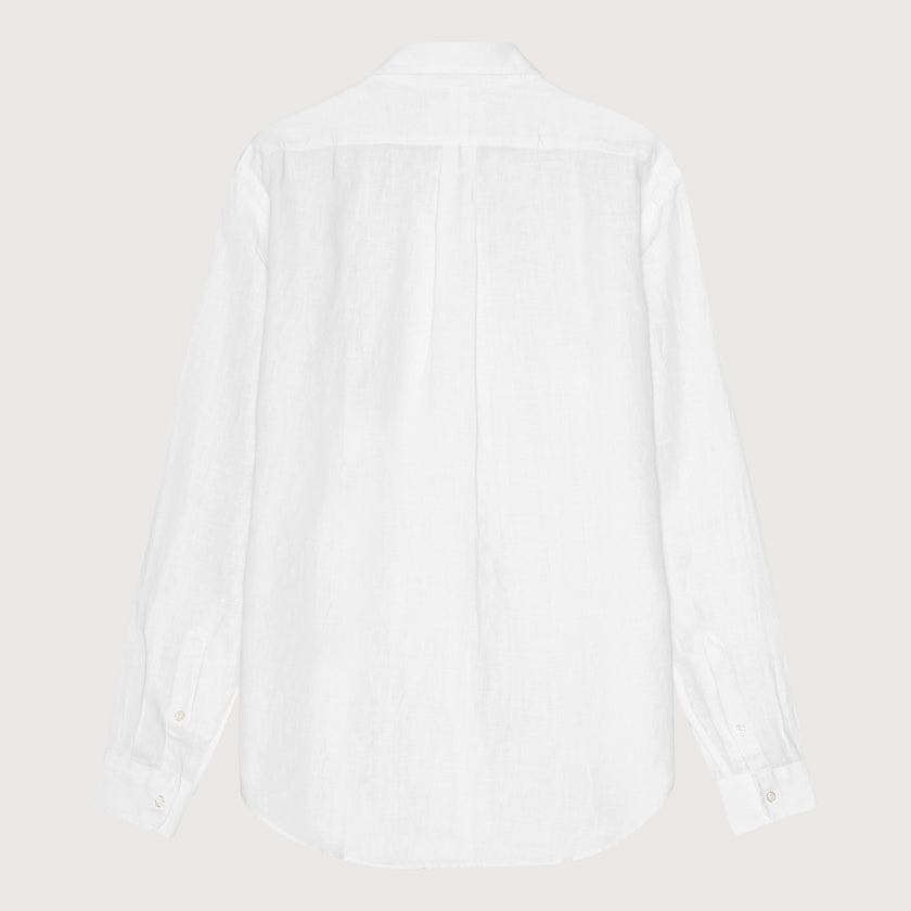 WHITE LINEN SHIRT
