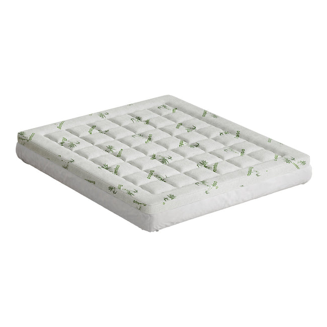 NNEDSZ Bedding Mattress Topper Pillowtop Bamboo 7.5cm King-0