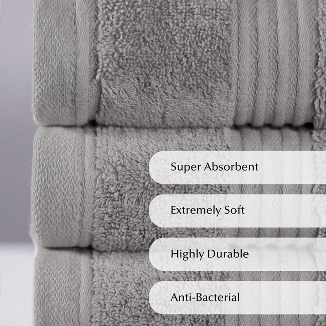 Luxury Bamboo Towel in Grey-1
