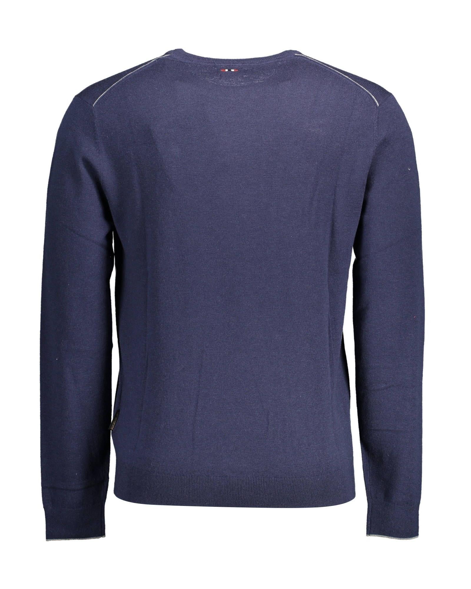 NNEDSZ Napapijri Men's Blue Wool Shirt - 3XL-1