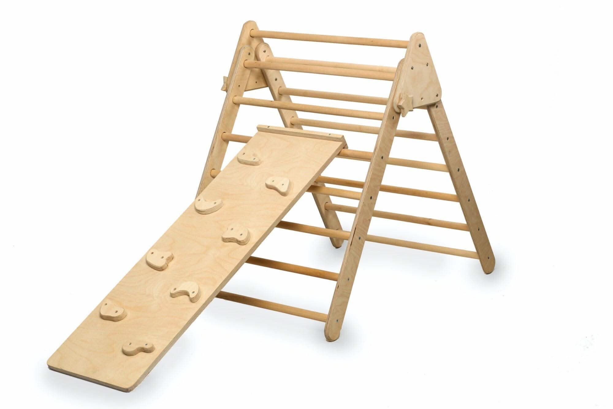 Climbing Triangle with Christmas Tent Cover, Mat, Ramp | Foldable Montessori Play Set-7