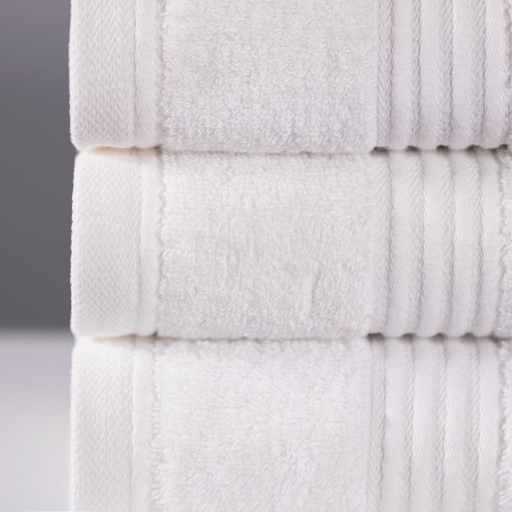 Luxury Bamboo Towel in White-0
