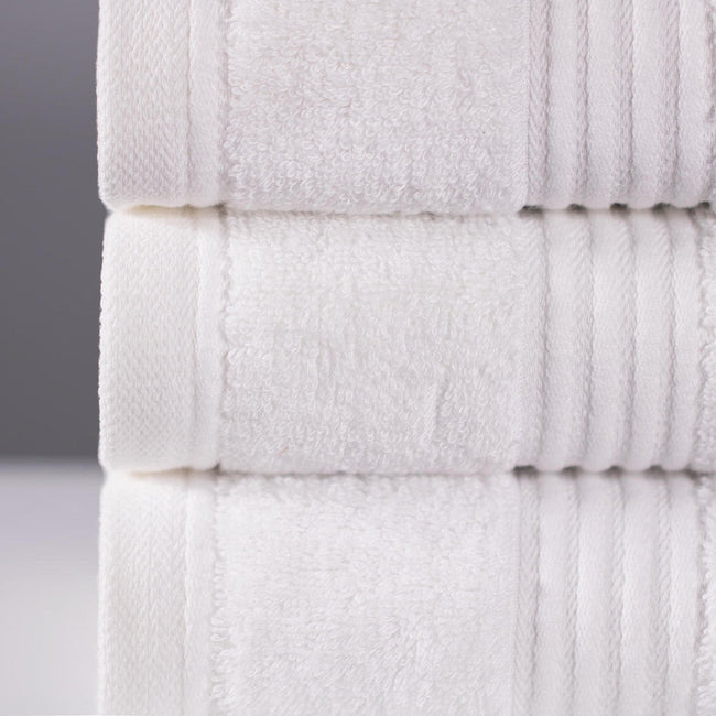Luxury Bamboo Towel in White-0