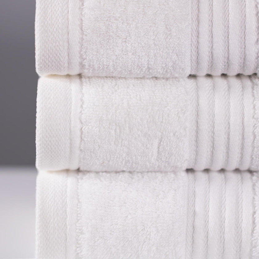 Luxury Bamboo Towel in White-0