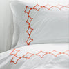 Links - Linen Cotton Embroidered Edge Duvet Cover Sets-0