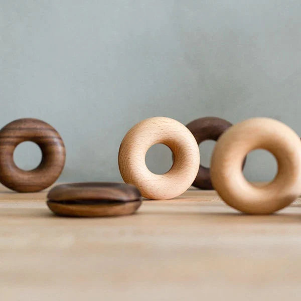 Wooden Donut Bag Clips-Eco Friendly Plastic Free Zero Waste Natural Reusable Bag Sealing Clips-0