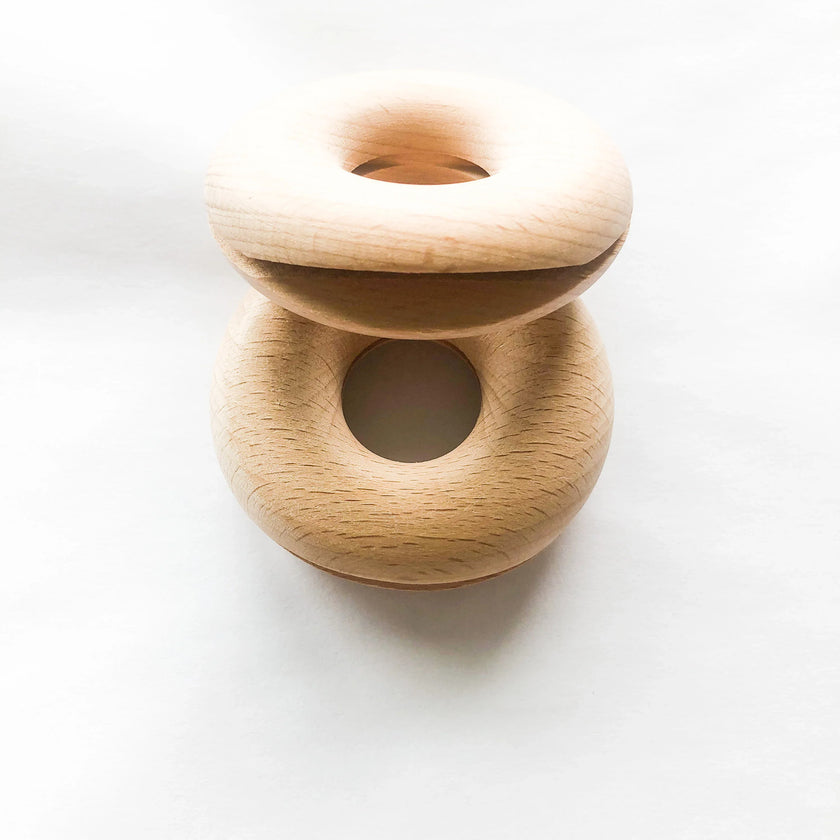 Wooden Donut Bag Clips-Eco Friendly Plastic Free Zero Waste Natural Reusable Bag Sealing Clips-5
