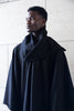 Black or white recycled wool scarf-0