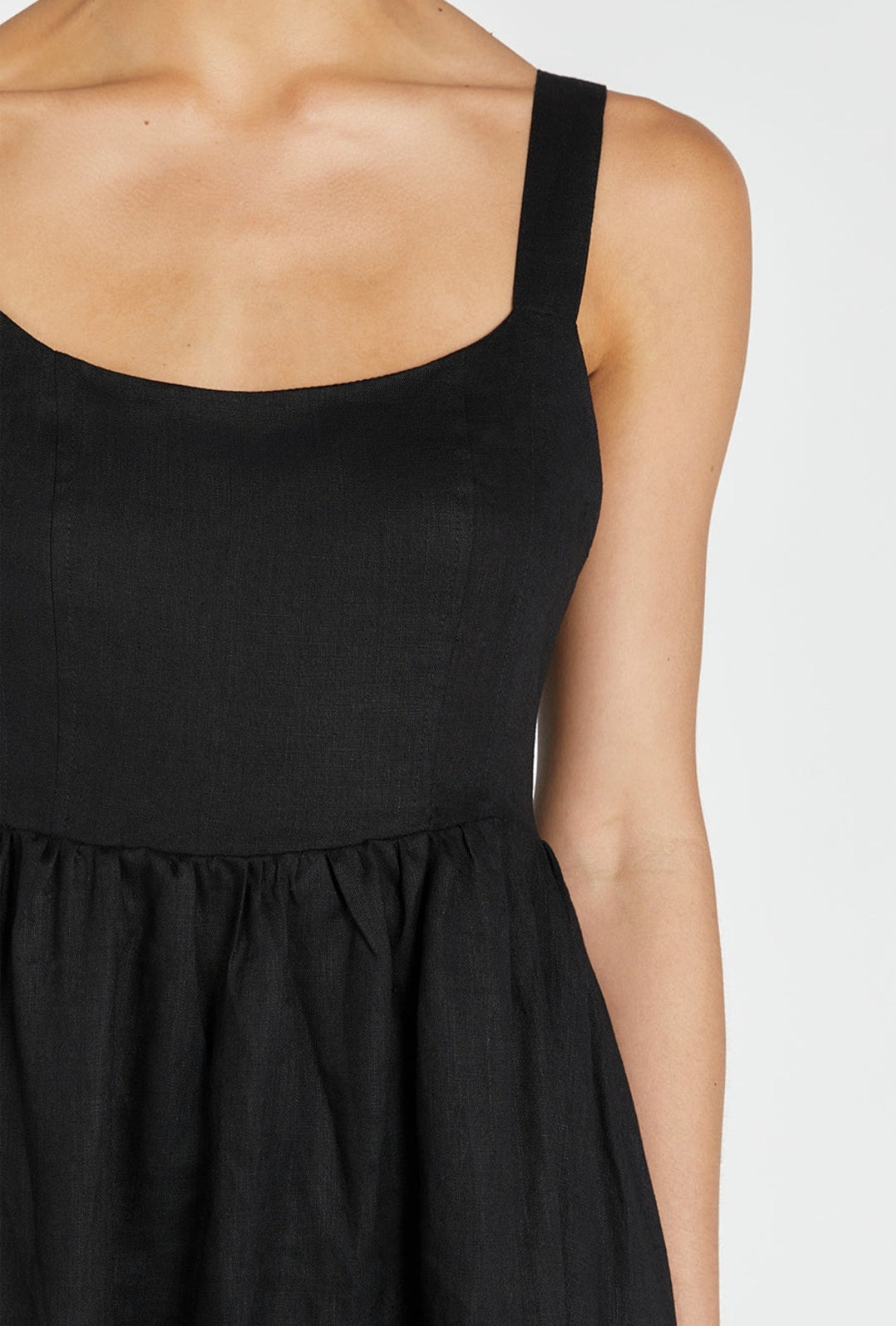 Black Linen Dress | Maxi Dress | Linen Dress | Linen Clothing | 100% Organic Linen