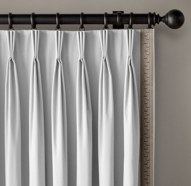 Greek Key Cotton Canvas Trim | 2.5 Inch (6.35cm) | Embroidered Border | 5 Colours | By The Metre