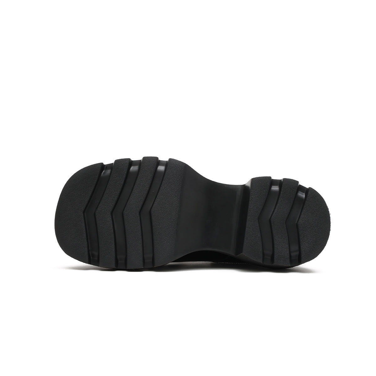 Versatile Chunky Round-Toe Leather Shoes-3