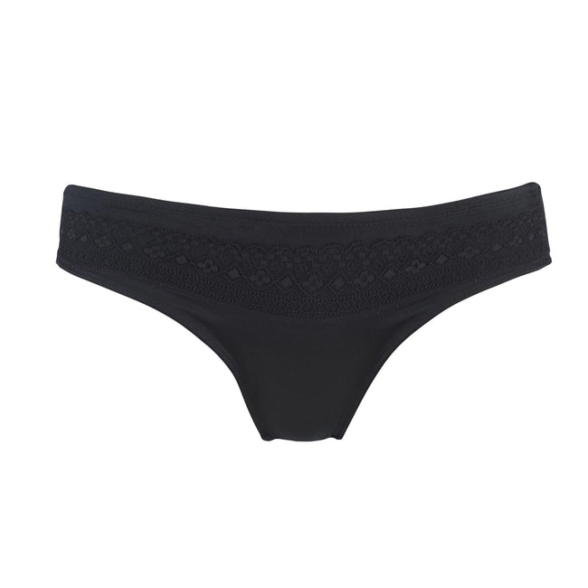 Champagne - Silk & Organic Cotton Brief in Black-0