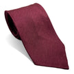 Burgundy Untipped Linen/Silk Tie-0