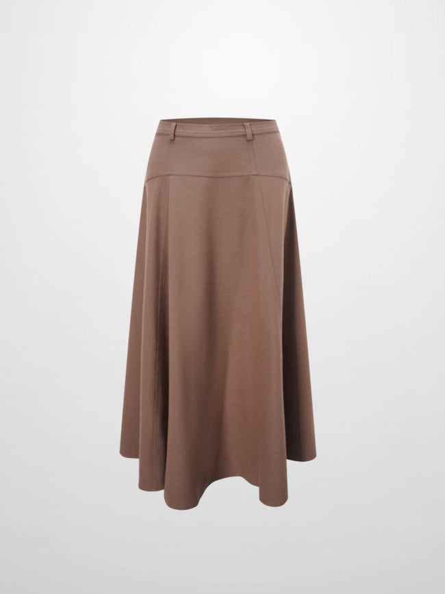 Wool Blend Yoke Skirt 26