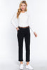 ACTIVE BASIC Cotton-Span Twill Straight Pants-0