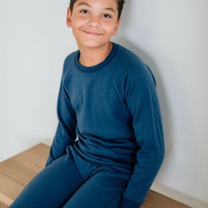 Youth Bamboo Fleece Raglan Pullover