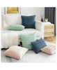Blue Corduroy Cushion Cover | 45x45cm | Soft Plush Cotton Velvet