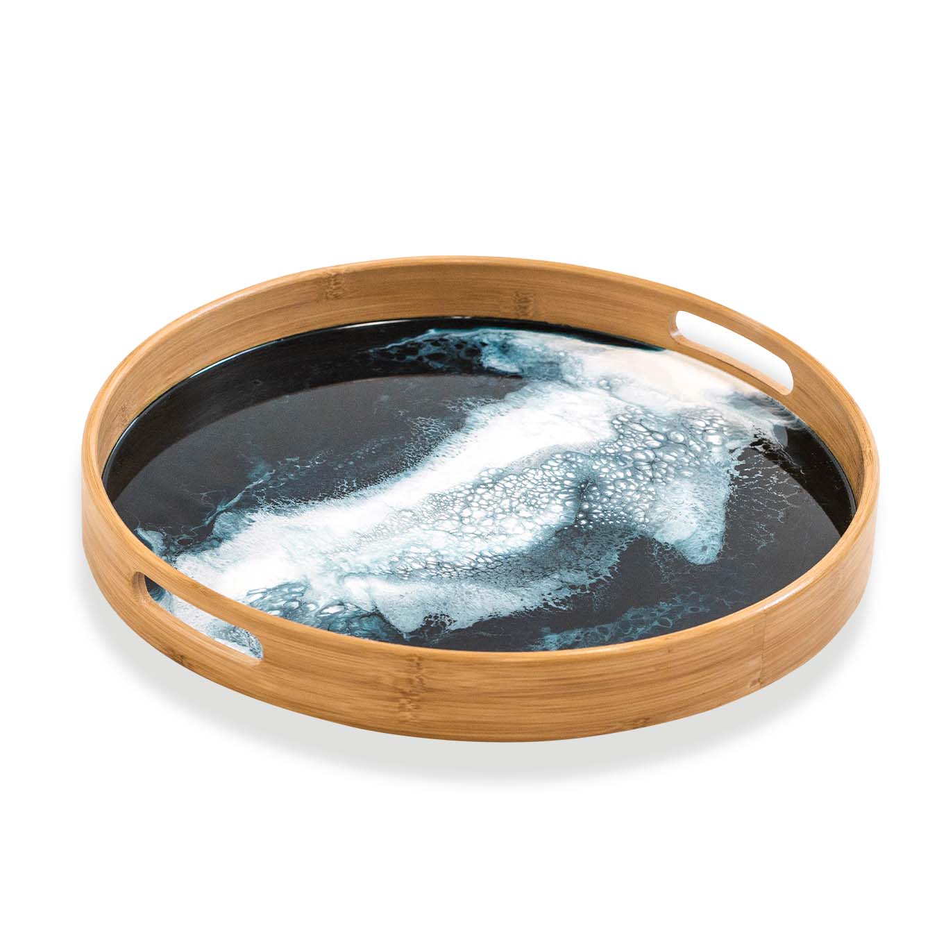Bamboo Round Serving Trays
