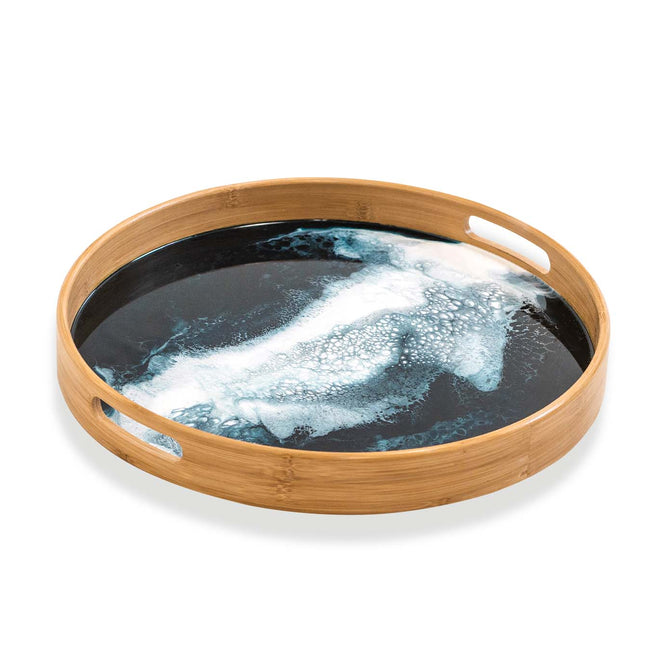 Bamboo Round Serving Trays