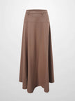 Wool Blend Yoke Skirt 37