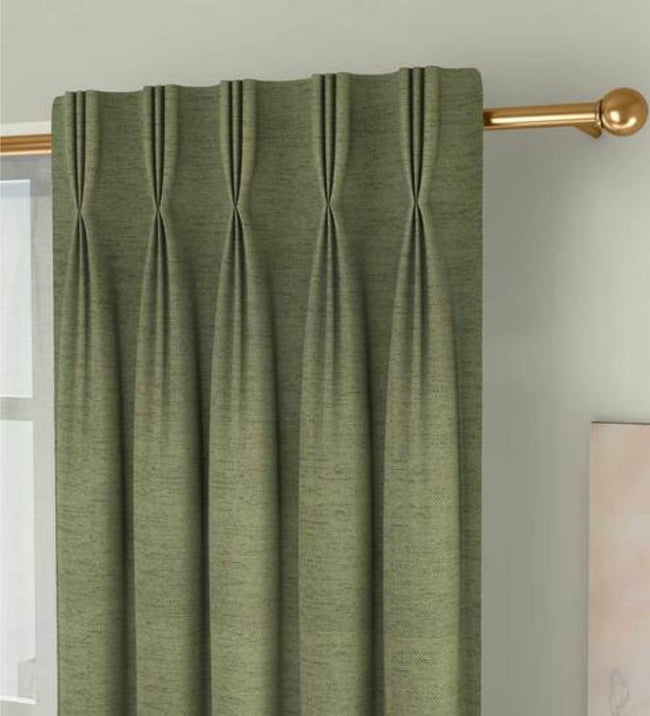 Organic Cotton Curtains | Triple Pinch Pleated | Standard & Made to Measure | Thermal Blackout
