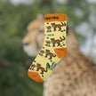 CARING CHEETAHS ORGANIC COTTON KIDS SOCKS-1