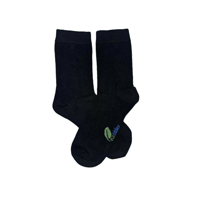 BLACK SCHOOL SOCKS - KIDS (PLAIN SOCKS)-3
