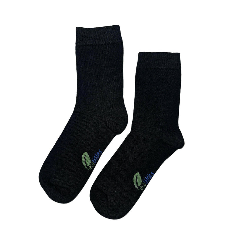 BLACK SCHOOL SOCKS - KIDS (PLAIN SOCKS)-0