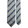 Ivory Striped Silk Jacquard Tie-2