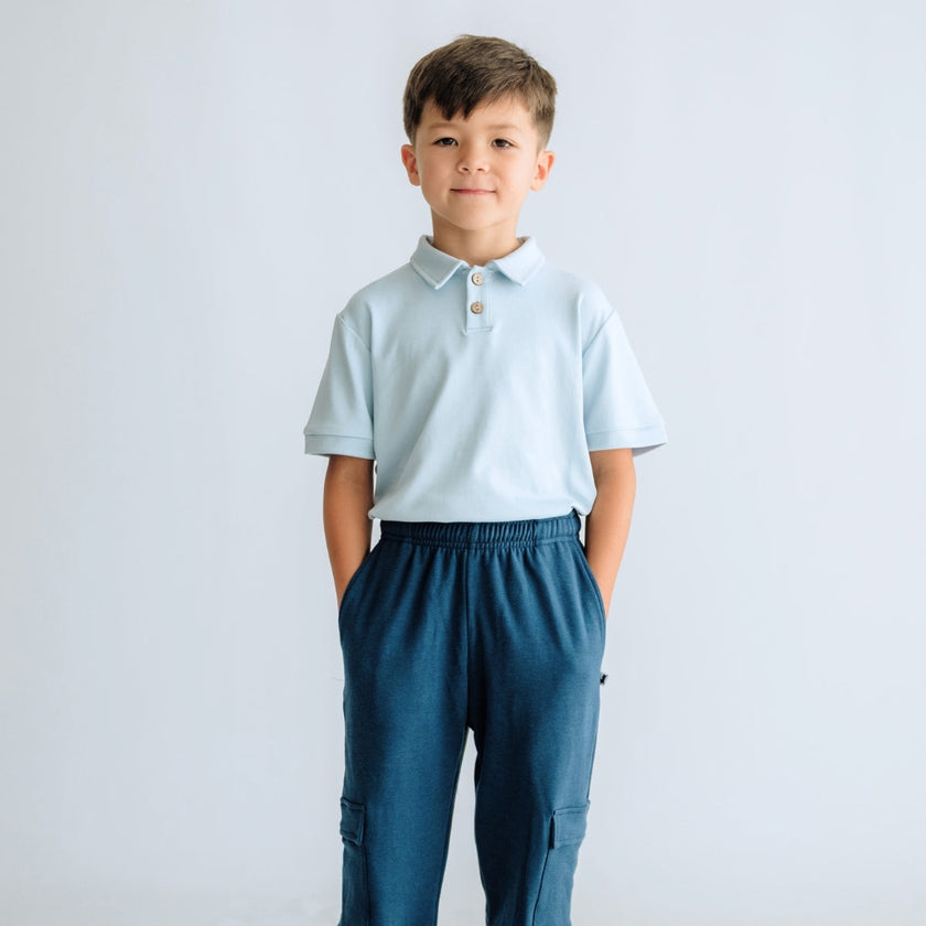 Kids Bamboo Polo Shirt