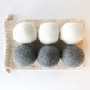 Natural Wool Dryer Balls | Organic Handmade 100% New Zealand Wool | Set of 6-2