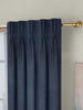 GOTS Certified Organic Cotton Linen Curtains - Triple Pinch Pleat, Blackout/Light Filtering Options | TheOrganicHabitat.com