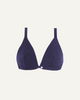 Merino Wool Front-Open Bra – Dark Blue-0