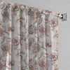 Hand-Painted Floral Linen Curtains | Made to Measure | Blackout & Cotton Lining Options | Single & Pair