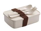 Bamboo Fiber Eco-Friendly Bento Box with Cutlery