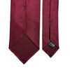 Burgundy Untipped Linen/Silk Tie-3