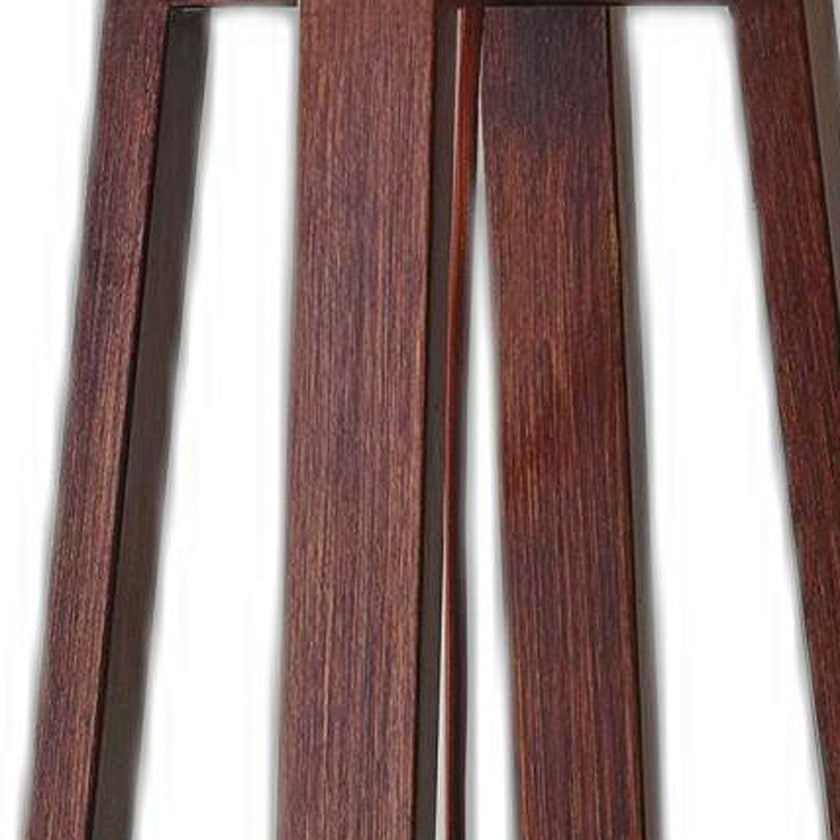 Walnut Wood Finish Linen Fabric Shade Table Lamp-2