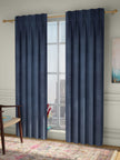 GOTS Certified Organic Cotton Linen Curtains - Triple Pinch Pleat, Blackout/Light Filtering Options | TheOrganicHabitat.com