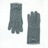Cashmere Blend Gloves with Bow & Hot Fix Stones-0