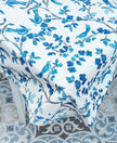 Blue Bird & Branch Print Tablecloth | GOTS Certified Organic Cotton | Various Sizes
