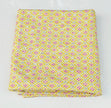 Yellow Floral Print Tablecloth | GOTS Certified Organic Cotton | Various Sizes