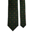 Forest Green Geometric Silk Tie-2