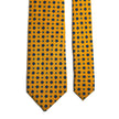 Marigold Yellow Floral Printed Silk Tie-2