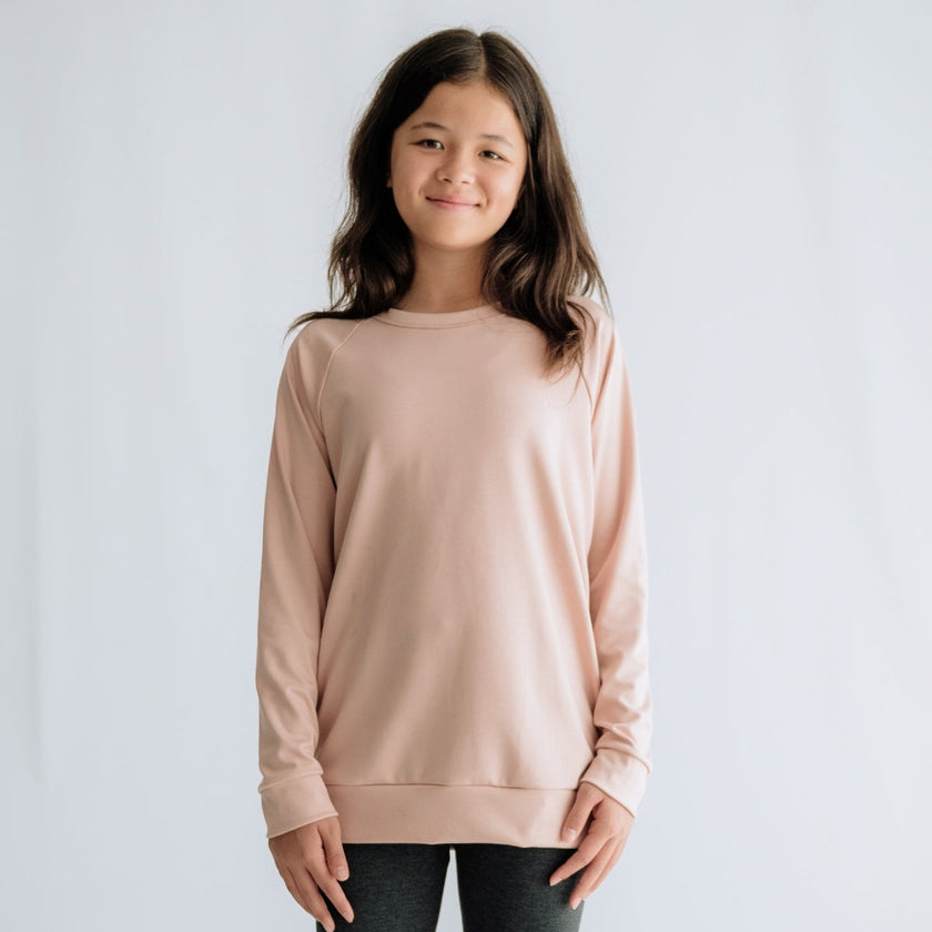 Youth Bamboo Raglan Pullover