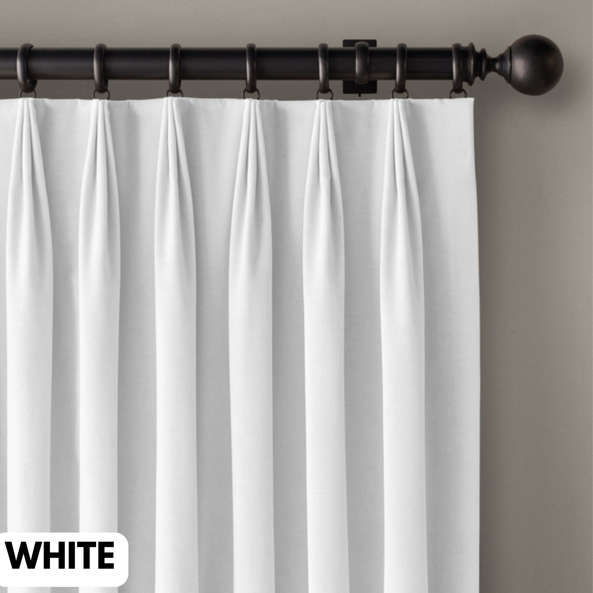 Thick Luxury Velvet Curtains (300gsm) with Blackout/Light Filtering Liner | Euro Pleat, Pinch Pleat | Custom Sizes | OEKO-TEX® Certified