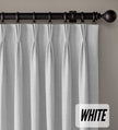 Organic Cotton Curtains | Triple Pinch Pleated | Standard & Made to Measure | Thermal Blackout