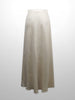 Linen Slip Skirt-Ecru
